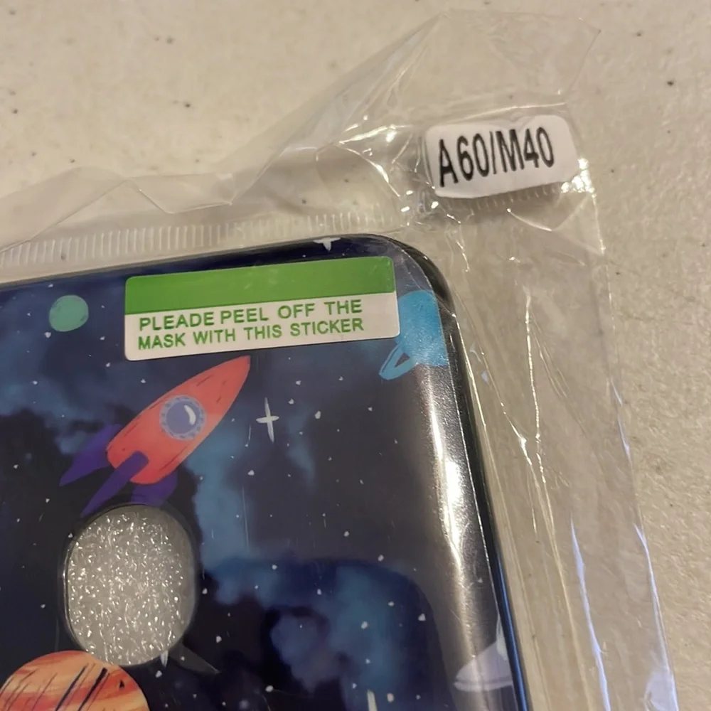 NWT Samsung A60/M40 Space Cellphone Case